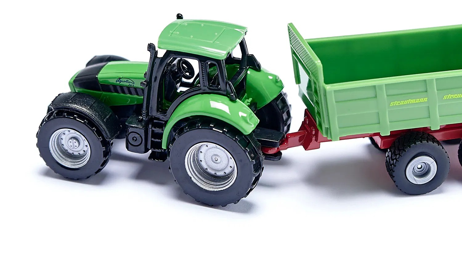 Deutz-Fahr mit Strautmann Universalstreuer