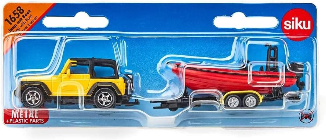Jeep mit Boot