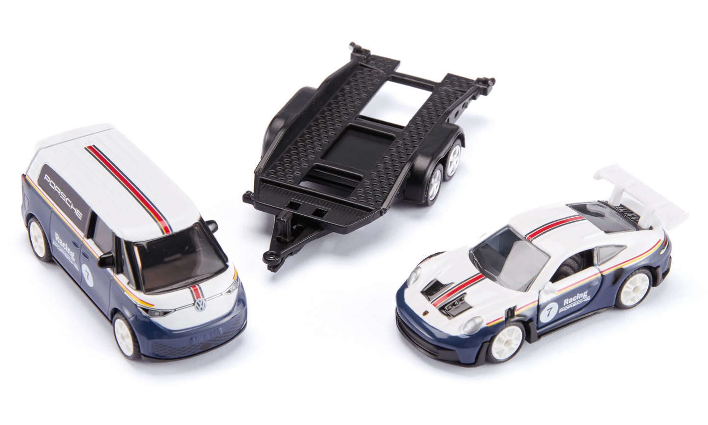 VW ID. Buzz mit Porsche 911 GT3 RS