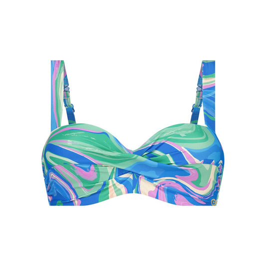 Bikini top twisted padded wired