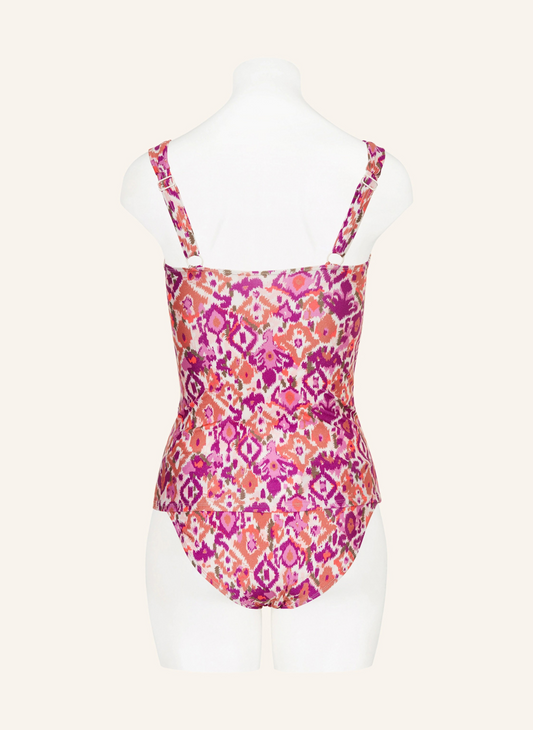Tankini top twisted padded