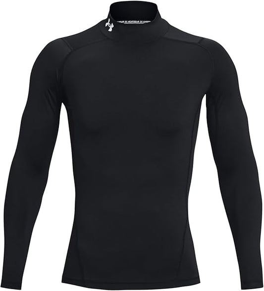 UA HG Armour Comp Mock LS-BLK