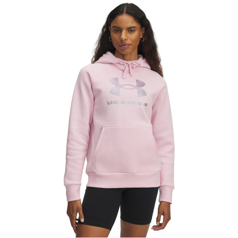 UA Rival Flc Shimmer Hdy-PNK