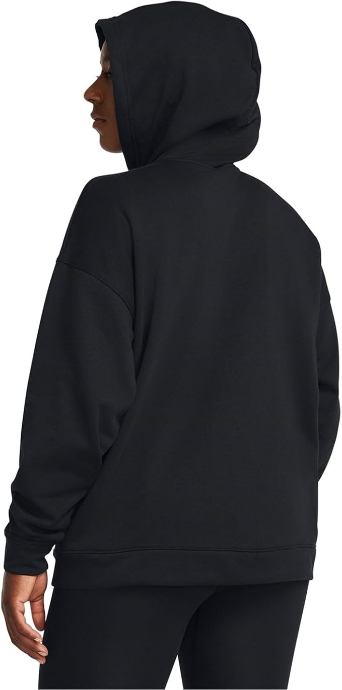 UA Rival Terry OS FZ Hooded, BLK