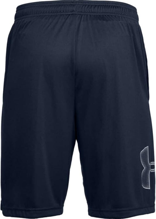 UA TECH GRAPHIC SHORT-BLU