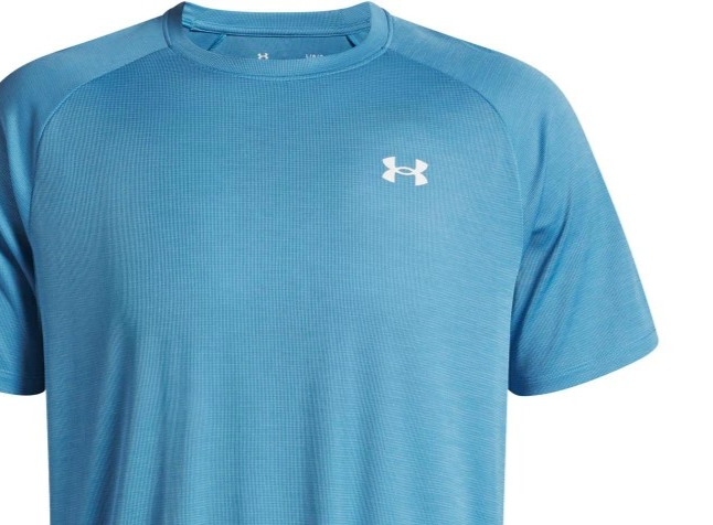 UA Tech Textured SS-BLU