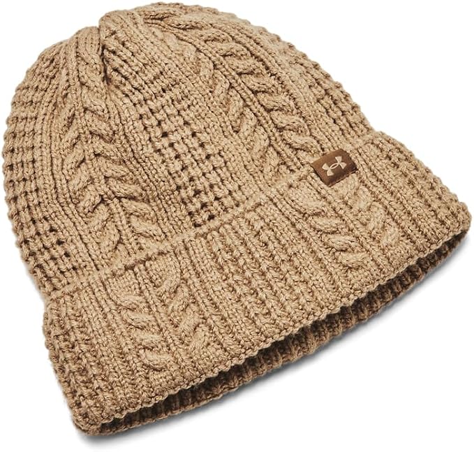W Halftime Cable Knit Beanie-B