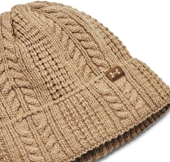 W Halftime Cable Knit Beanie-B