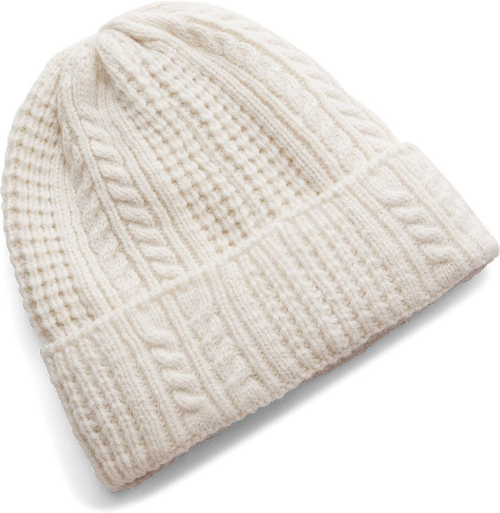 W Halftime Cable Knit Beanie-B