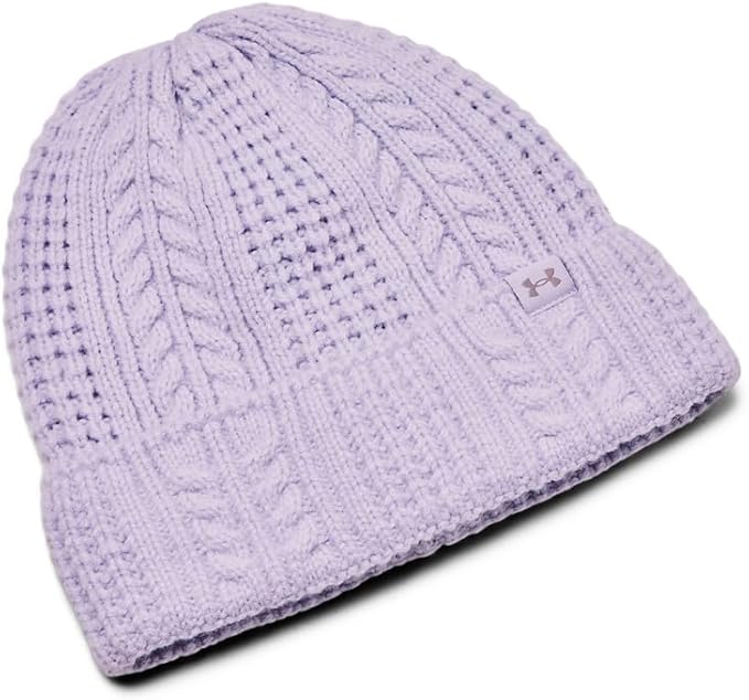 W Halftime Cable Knit Beanie-P