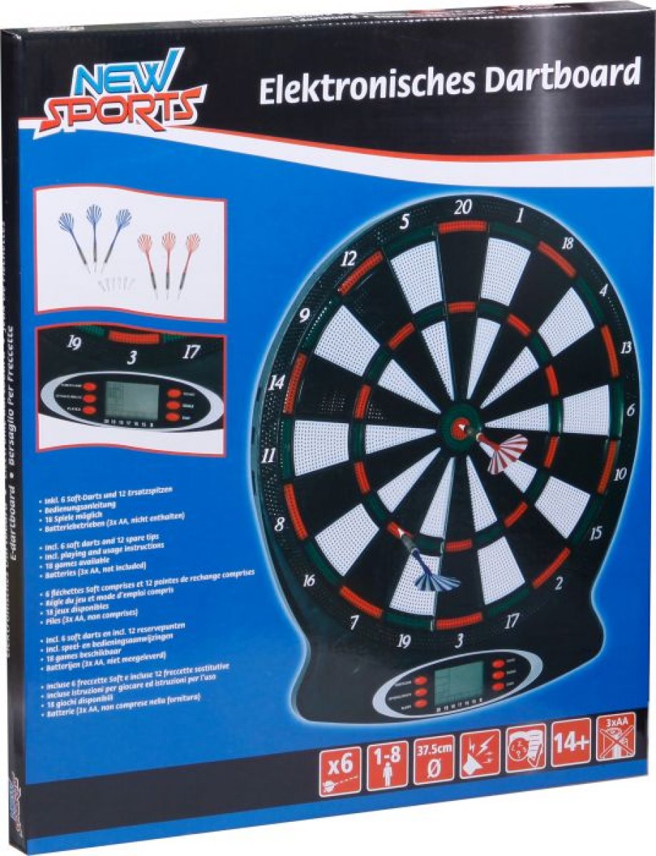Elektronisches Dartboard chrom