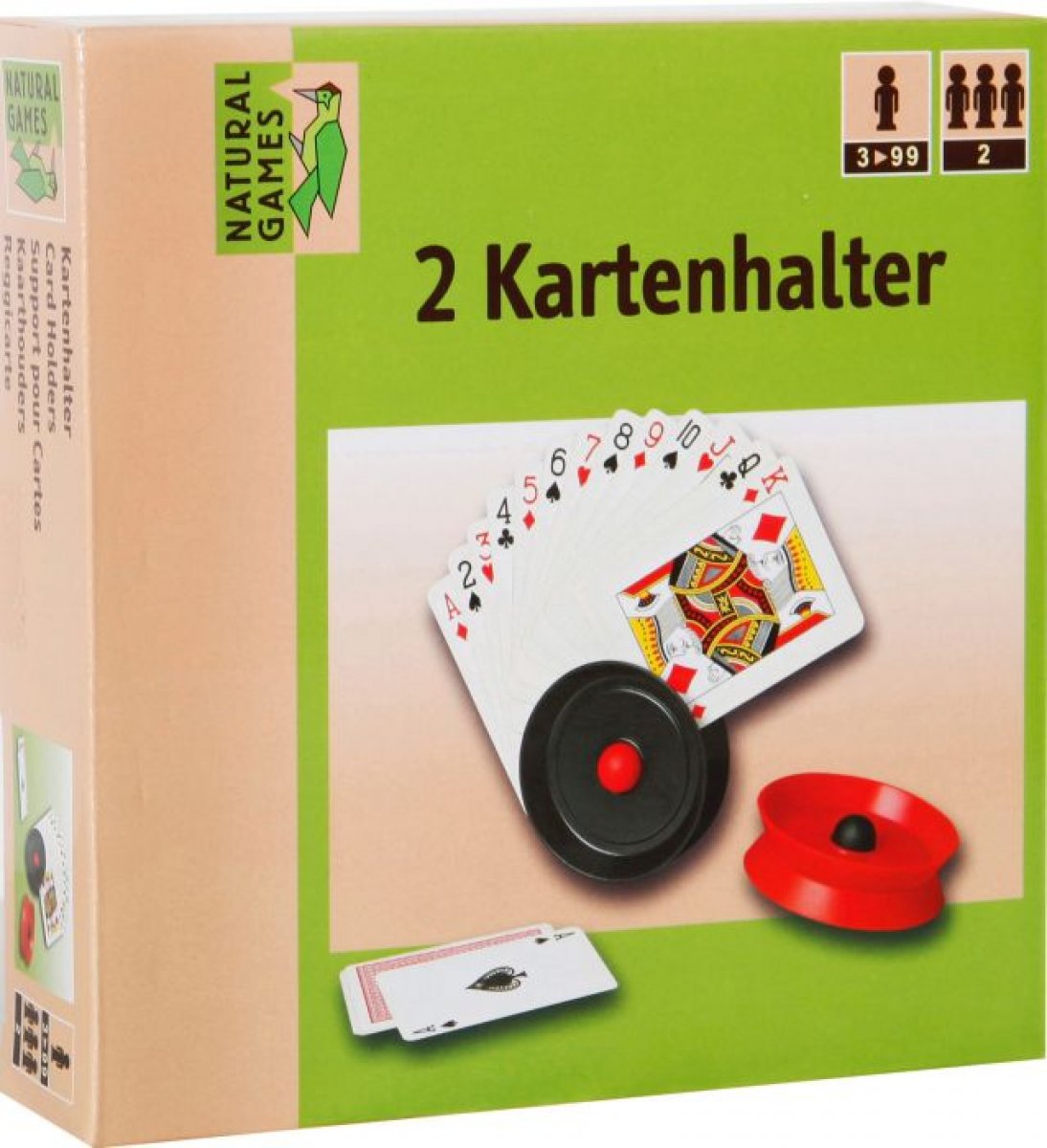 NG Kartenhalter 2 Stück  chrom