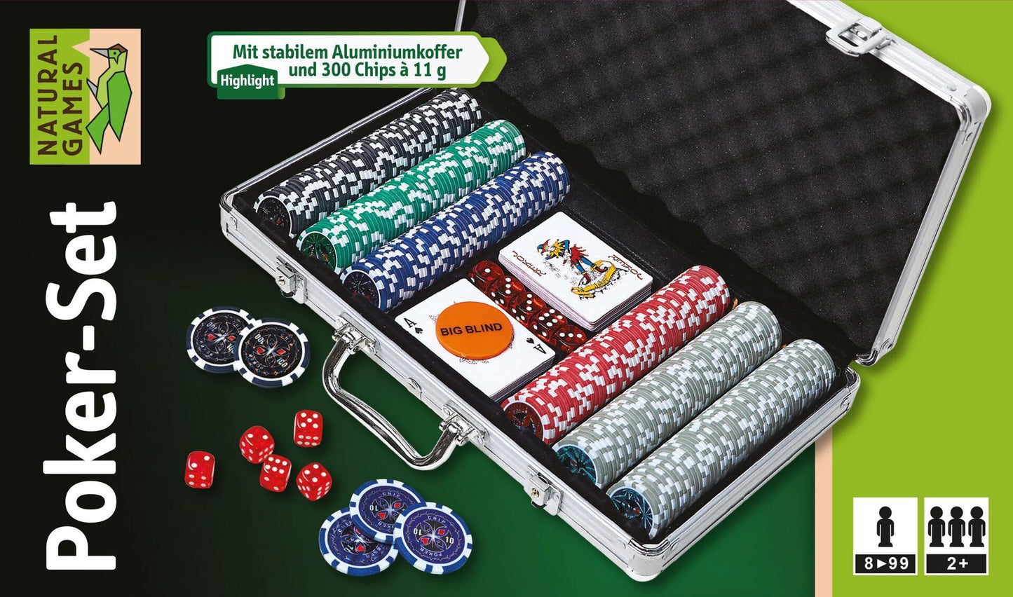 NG Poker-Set im Aluminiumkoffer