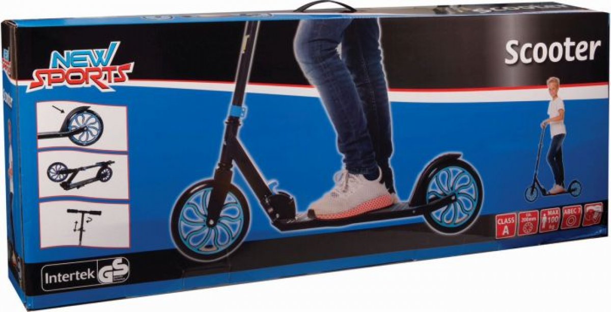 NSP Scooter Blau/Schwarz