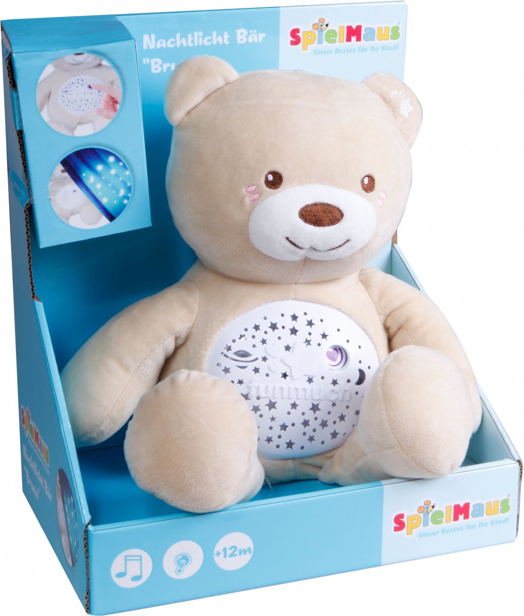 SMB Nachtlicht Teddy Bruno chrom