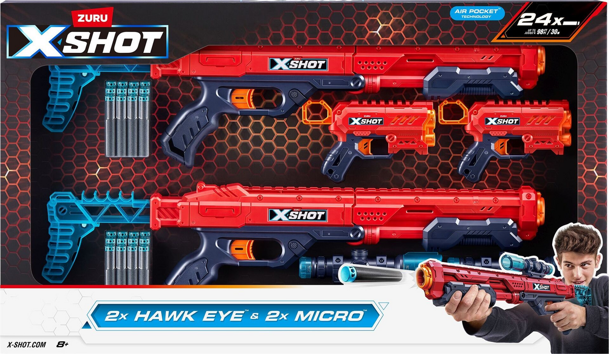 XSHOT Excel Combo Pack Hawk-Eye