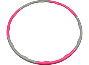 Gymnastikreifen mit Gewicht pink-grau
